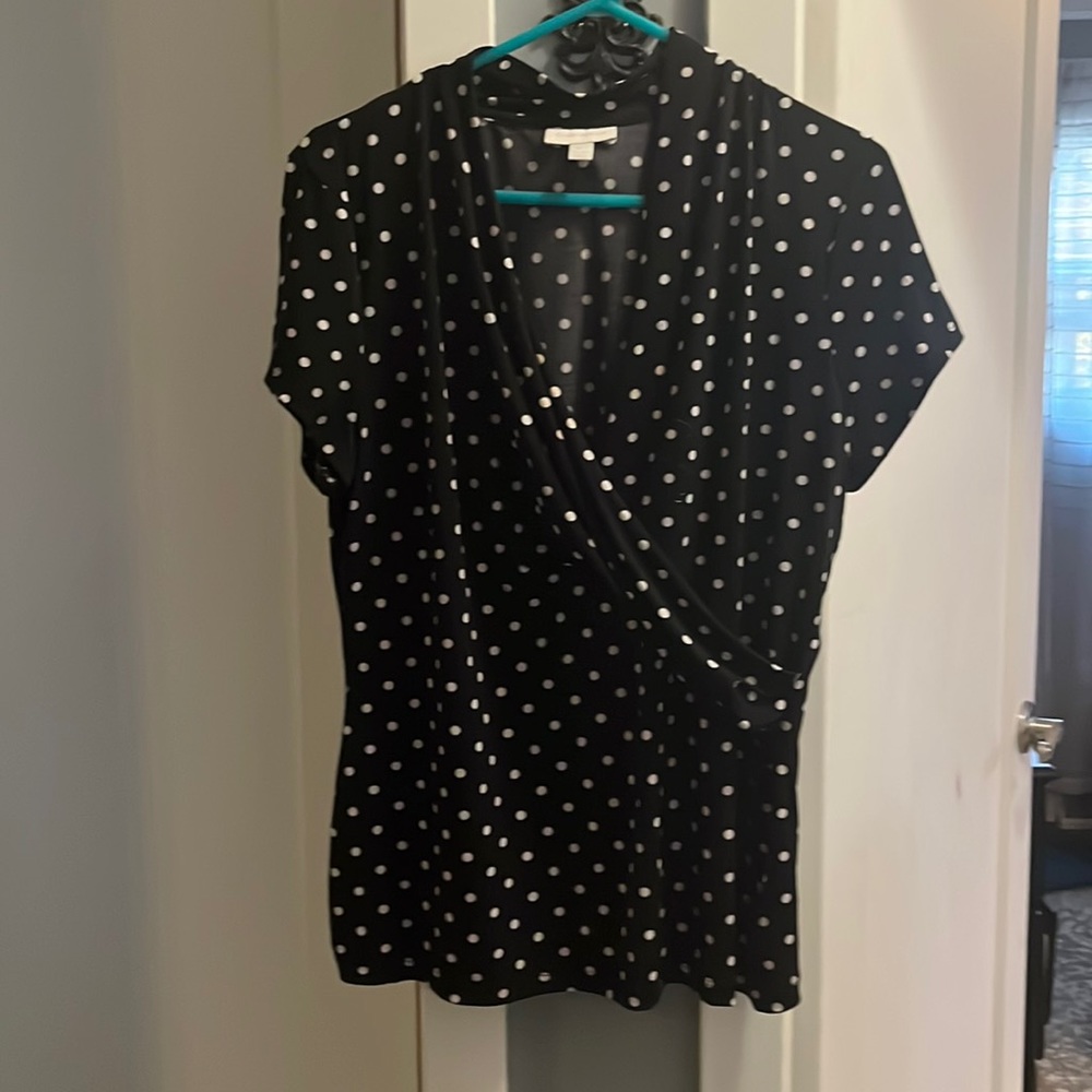 women’s faux wrap top